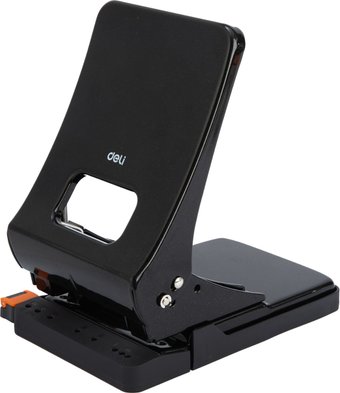 Дырокол Deli Expert 0143 45 листов (черный)