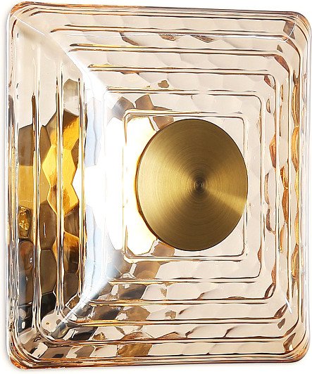 

Припотолочная люстра Ambrella light LH31035 BS/TI (латунь/янтарь)