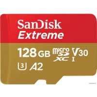 Карта памяти SanDisk Extreme microSDXC SDSQXAA-128G-GN6MN 128GB