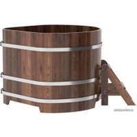 Купель Bentwood Угловая из мореной лиственницы (1.19x1.2 м)