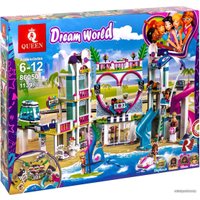 Конструктор Queen Dream World 86050 Курорт Хартлейк Сити