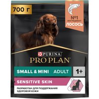 Сухой корм для собак Pro Plan Adult Small & Mini Optiderma Sensitive Skin с лососем 700 г