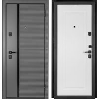 Металлическая дверь Guard MG75 МДФ/МДФ 87х205 правая (серый/белый ясень)