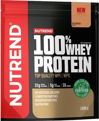 Nutrend 100% Whey Protein (1000г, холодный кофе)
