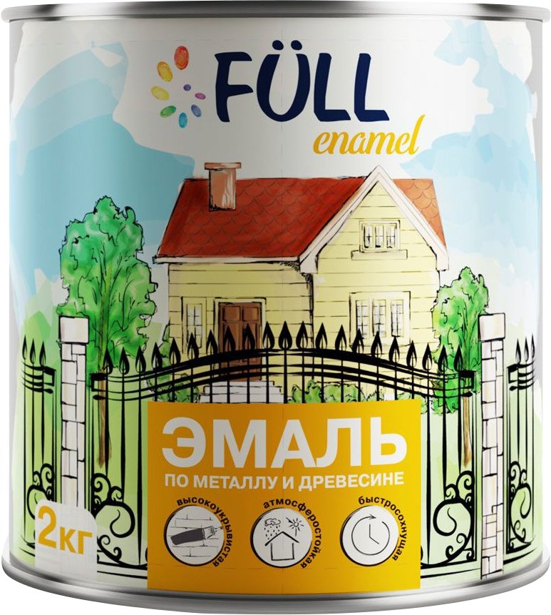 

Эмаль Full ПФ-115 2 кг (красный)