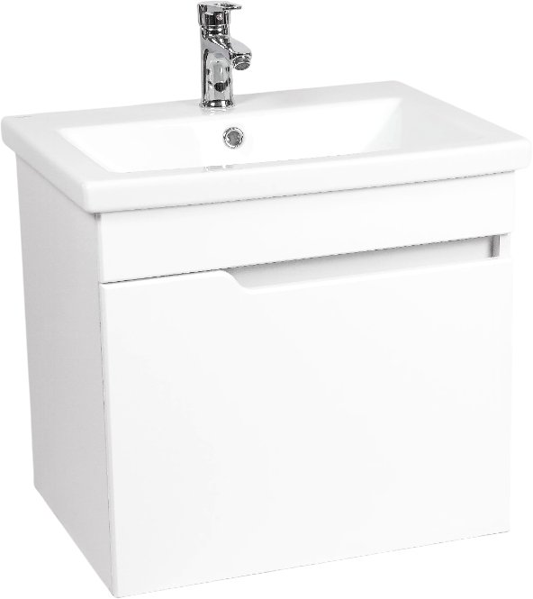 

Viant Тумба с умывальником Куба Como 60 VKUB60CO-T1STP+S-UM-COM60/1-w