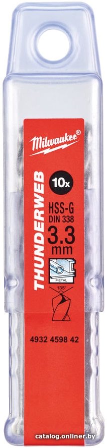 Набор оснастки для электроинструмента Milwaukee 4932459842 (10 предметов)