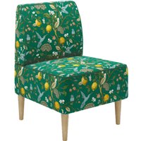 Интерьерное кресло MONOFIX Одос Принт кресло (лимон зеленый/микровелюр)