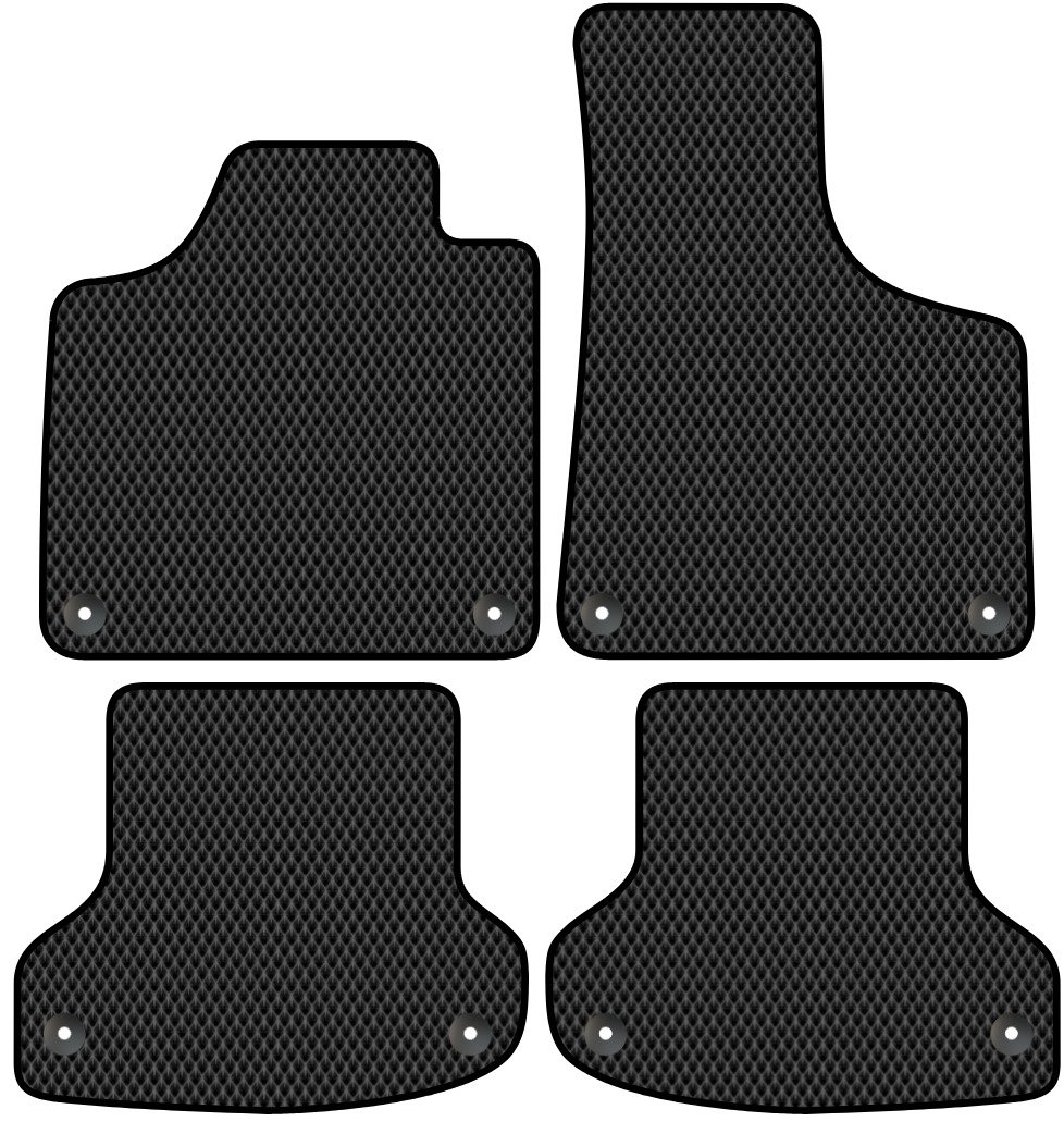 

Комплект ковриков для авто Alicosta Audi A3 II (хэтчбек 5 дв, кабриолет / 8P) 2008 - 2012 (черный, ромб)