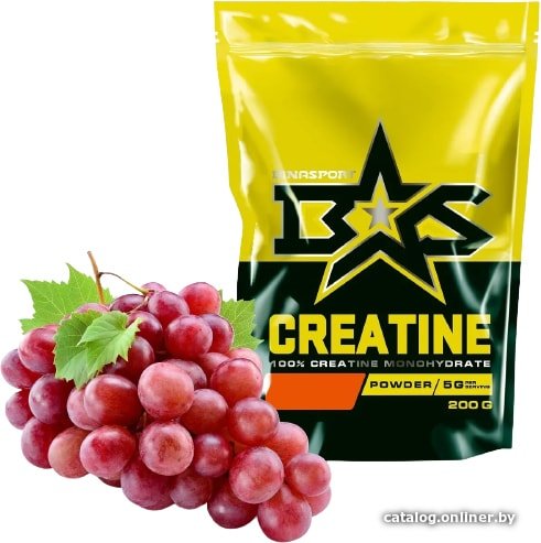 Моногидрат креатина Binasport Creatine (200г, виноград)