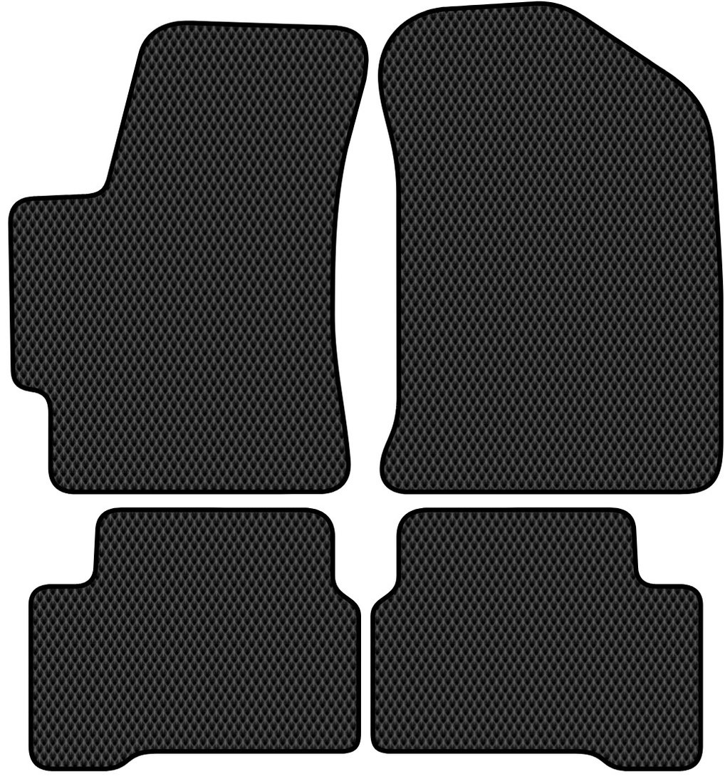 

Комплект ковриков для авто Alicosta Kia Rio II (хэтчбек 5 дв, седан / JB) 2005 - 2011 (черный, ромб)