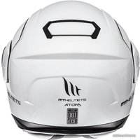 Мотошлем MT Helmets Atom SV Solid Gloss (XS, белый)