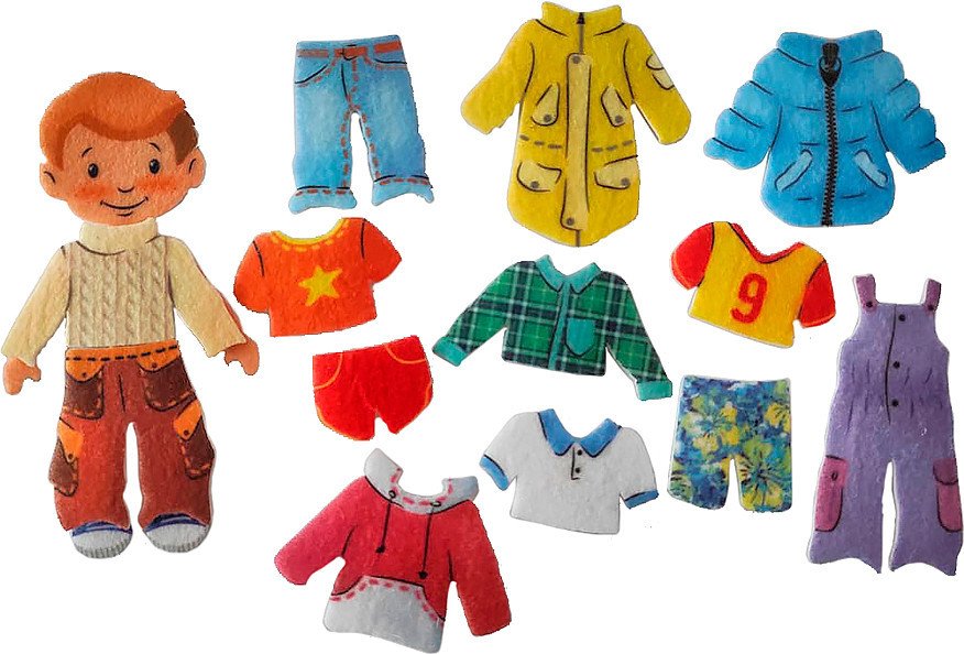 

Развивающая игрушка Smile Decor Кукла из фетра. Миша Ф706