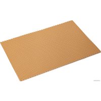 Коврик под миску Alicosta ЭВА 600x400 для животных (соты/бежевый)