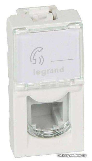 

Розетка телефонная Legrand Mosaic 78730 (белый)