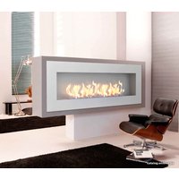 Биокамин ZeFire Elliot 1800 (белый со стемалитом)