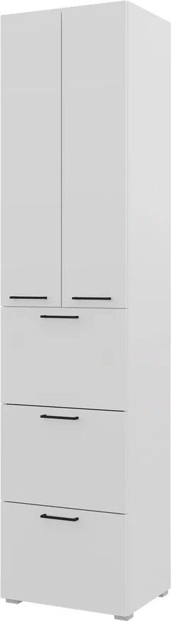 

Шкаф распашной Горизонт Бонн 500 3 ящика (белый)