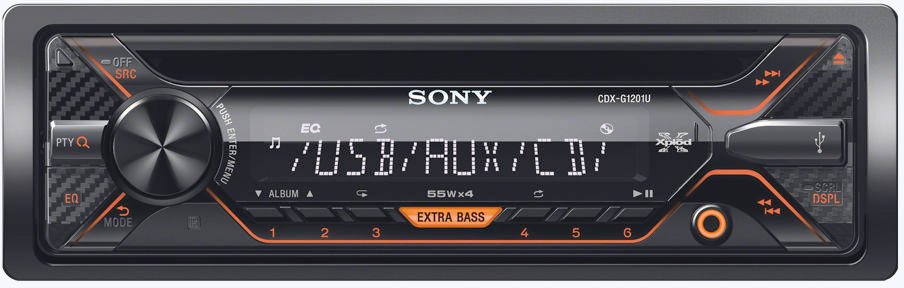 

CD/MP3-магнитола Sony CDX-G1201U