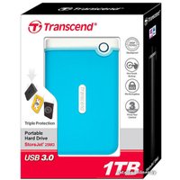 Внешний накопитель Transcend StoreJet 25M3 1TB (TS1TSJ25M3B)