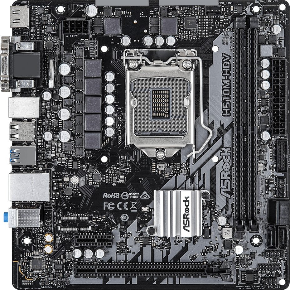 

Материнская плата ASRock H510M-HDV