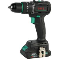 Ударная дрель-шуруповерт DWT ASBP-20 DNG-2 BMC (с 2-мя АКБ, кейс)