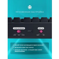Клавиатура IO by Red Square Type 84 Magnetic g3ms Magnetite Ice (черный)