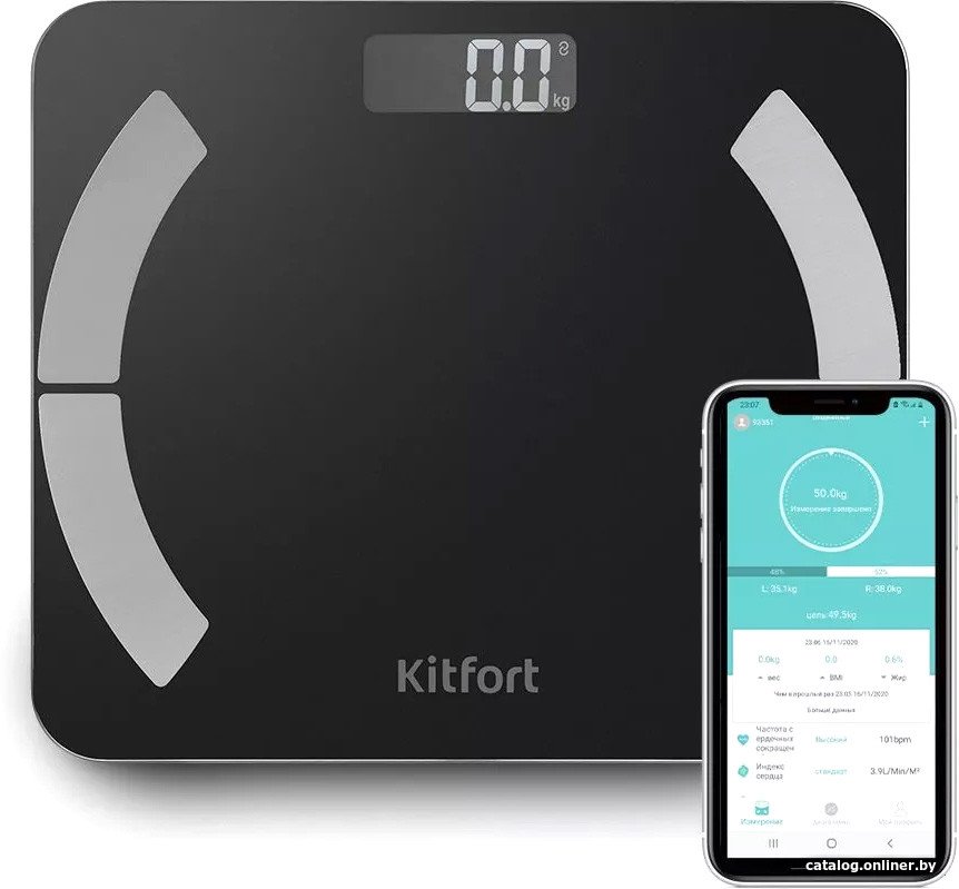 Умные напольные весы Kitfort KT-814