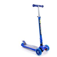 Двухколесный детский самокат Полесье Со складной ручкой 0072C-V1(С) (синий)