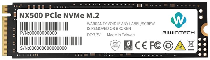 

SSD Biwin NX500 256GB 82P1B8#G
