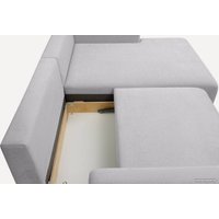 Угловой диван Divan Онте Bucle Silver 186293 (серый)