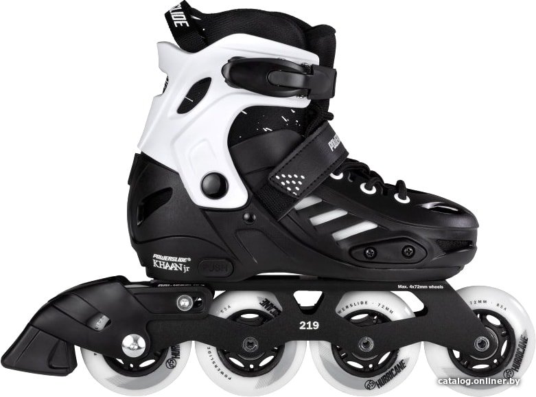 Роликовые коньки Powerslide Khaan Junior SQD 880262 (р. 27-30, черный)