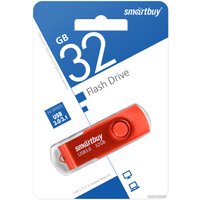 USB Flash SmartBuy Twist 3.0 32GB (красный)