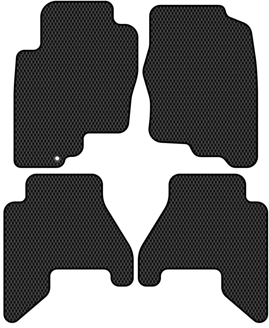 

Комплект ковриков для авто Alicosta Nissan Pathfinder III (suv 7 мест / R51) 2004 - 2009 (черный, ромб)