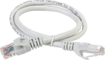 

Кабель ITK RJ45 - RJ45 PC01-C6U-05M (0.5 м, серый)