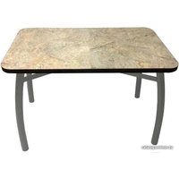 Кухонный стол Solt 100x60 (мрамор золото/ноги усиленные шелби-дуо серые)