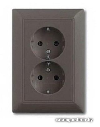 

Розетка ABB Basic 55 2014-0-1477 (шато-черный)