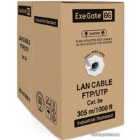 Кабель ExeGate SFTP4-C5e-CU-S24-IN-PVC-GY-305-FLUKE SFTP EX281809RUS