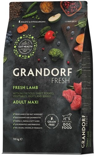 

Сухой корм для собак Grandorf Fresh Adult Maxi (с ягненком и бататом) 10 кг