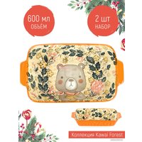 Форма для запекания Nouvelle Kawai Forest Bear 9902969-Н2