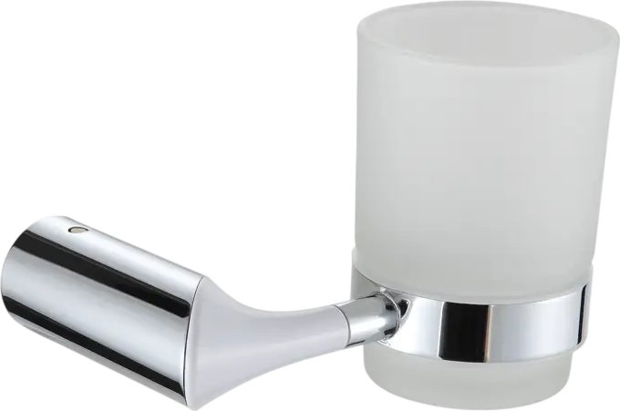 

Стакан для зубной щетки и пасты Swensa Lock SWR-6600-03-CRM (белый/хром)