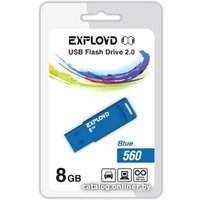 USB Flash Exployd 560 8GB (синий) [EX-8GB-560-Blue]