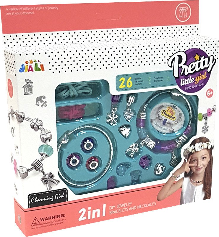 

Набор для рукоделия Qunxing Toys Браслет шарм и подвеска 868-76