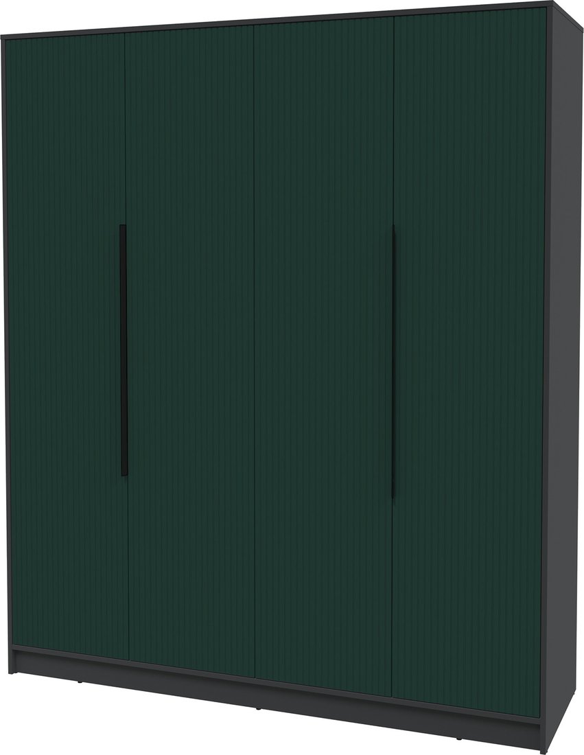 

Шкаф распашной Интерлиния Концепт Лайн КТ-Ш4 (антрацит/изумруд)