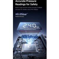 Автомобильный компрессор Baseus GoTrip VA1 Super Mini Wireless Inflator 19-Cylinder Cosmic Black C0119501