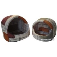Домик Cat House Ракушка мягкая M 45x40 см
