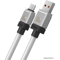 Кабель Baseus CoolPlay Series USB Type-A - USB Type-C (2 м, белый)