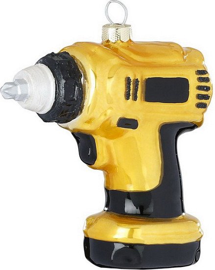 

Елочная игрушка Inge's Christmas Figural Glass Ornaments Дрель 64519H120