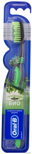 Зубная щетка Oral-B 3-Эффект Био средней жесткости (1 шт)