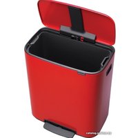 Мусорное ведро Brabantia Bo Pedal Bin 60 л (пламенно-красный)