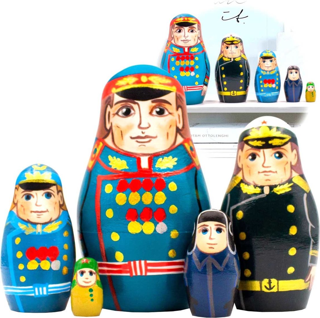 

Развивающая игрушка Брестская Фабрика Сувениров Содаты великой победы (набор 5 шт)